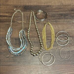 Lot of Vintage Costume Jewelry- Necklaces & Bracelets